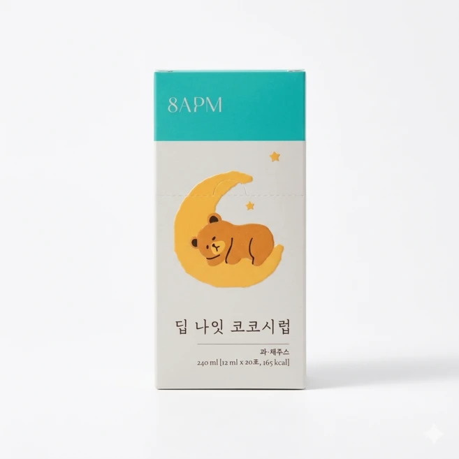 8APM 딥 나잇 코코시럽, 1개, 240ml - 쿠팡