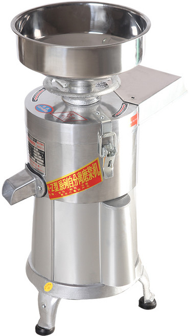 콩가는기계 전동 자동 멧돌 두유 두부 기계 대용량, 100형 화이트스틸