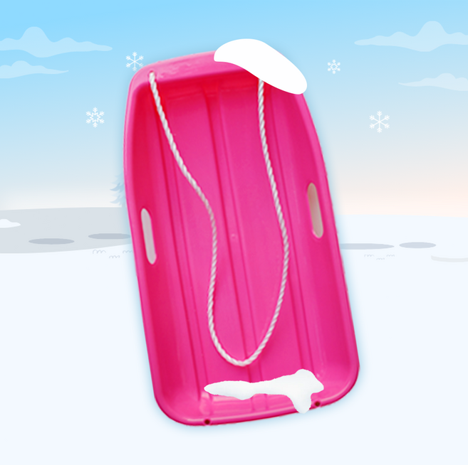 픽101 눈썰매 눈놀이 스노우보드 썰매 1인용 2인용, 1개