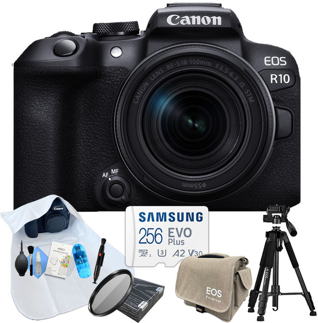 [포토리뷰이벤트] 캐논 EOS R10 + RF-s 18-150mm F3.5-6.3 IS KIT+ 입문 9종 패키지 (256GB 메모리 MCUV 슬림 필터 포함)_WJK