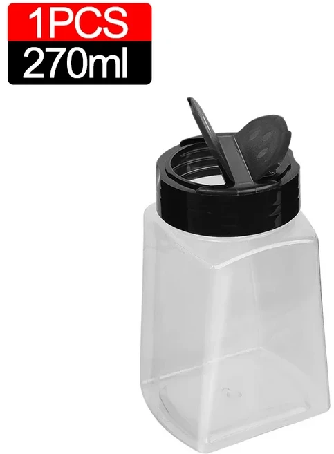 휴대용 향신료 조미료 셰이커 병 설탕 소금 후추 항아리 바베큐 조미료 디스펜서 빈 플라스틱 용기 주방 가, 04 1PCS-270ml, 1개, 04 1PCS-270ml