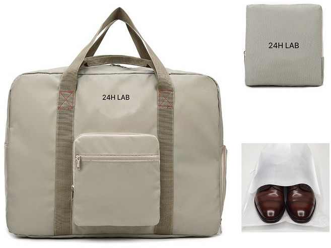24H LAB 여행용 접이식 대용량 캐리어 결합 보스턴백