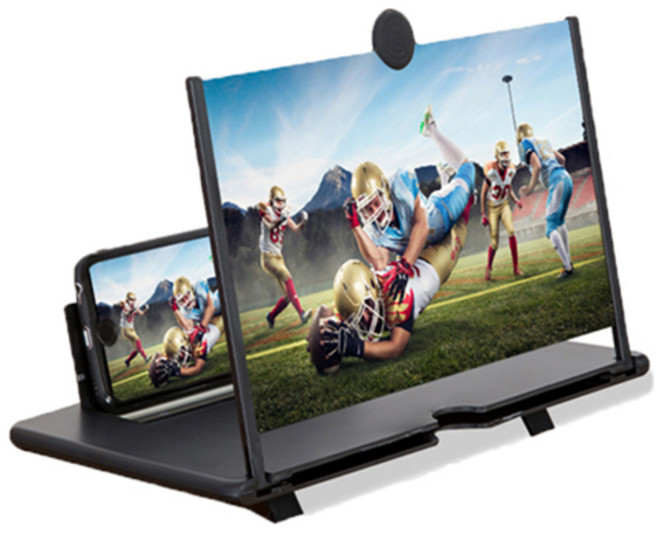 스마트폰 확대스크린 26 x 18 cm, 블랙, 1개