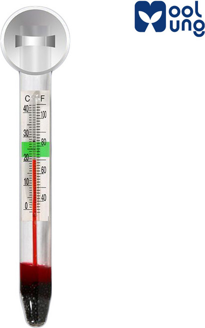물에 뜨는 수족관 프리미엄 막대온도계, 1개
