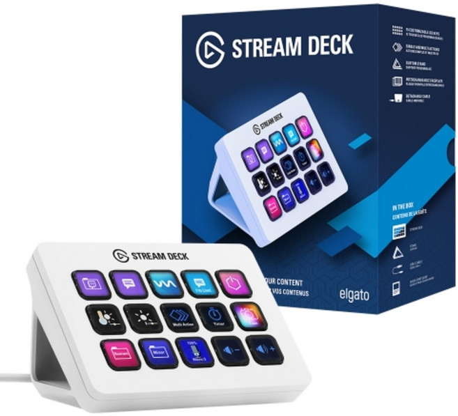 포멕스 Elgato Stream Deck MK.2 영상편집보드-외장형, 블랙
