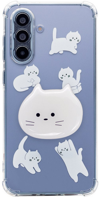 비욘드마켓 캐릭터 톡홀더 투명 휴대폰 케이스