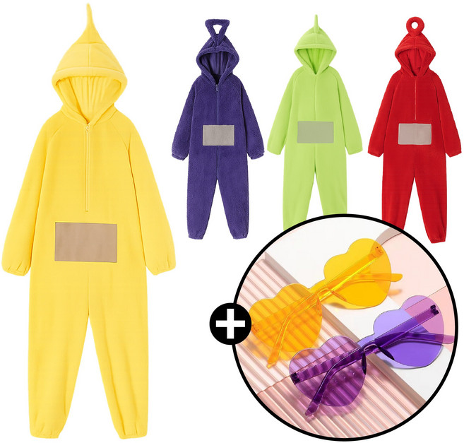 청춘교복 국내빠른발송 텔레토비 옷 선글라스증정 캐릭터의상 졸업사진 컨셉 반티 체육대회 극세사 커플 수면 동물 잠옷 연말 파자마 파티