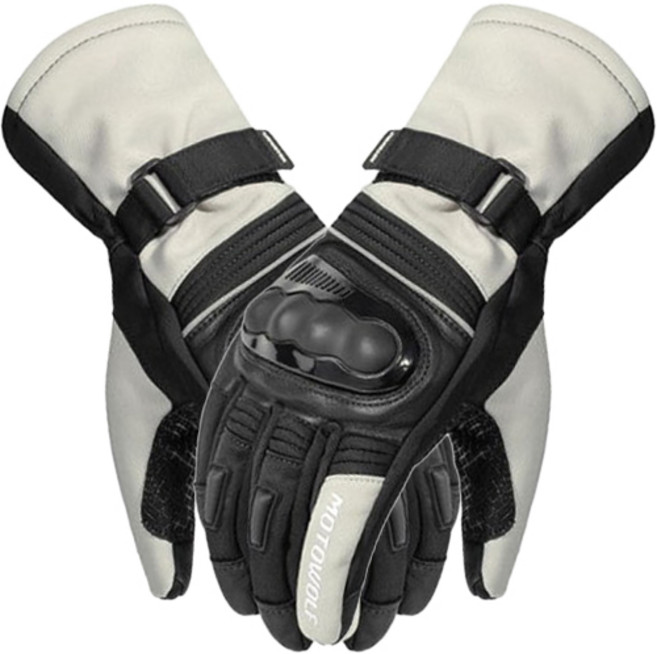 모토울프 겨울 방한 스마트터치 글러브 양손세트, 그레이
