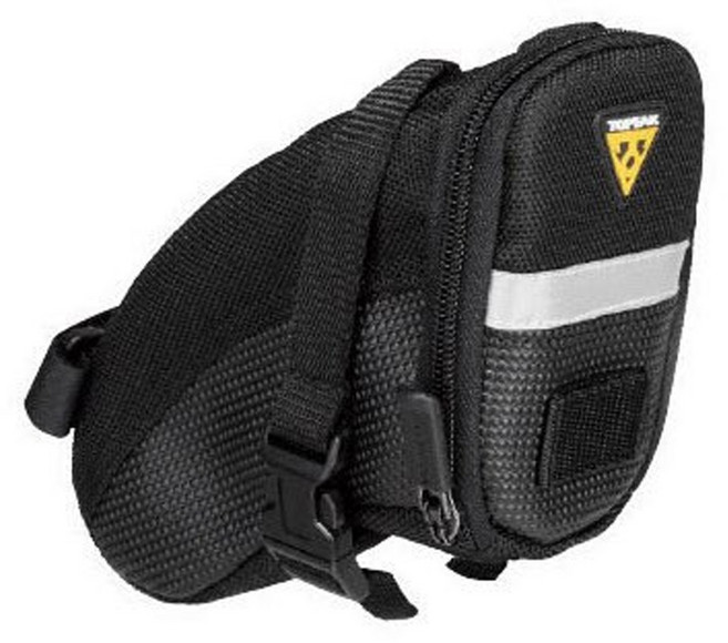 토픽 에어로 웨지 팩 안장가방 스트랩 타입, 블랙, 1개