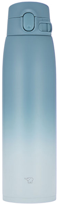 ZOJIRUSHI象印 SM-VH95 漸層款不鏽鋼保溫瓶/保冷杯 950ml 一體式中栓 彈蓋式 輕巧便攜 長效保溫, 漸層青(GZ), 1個