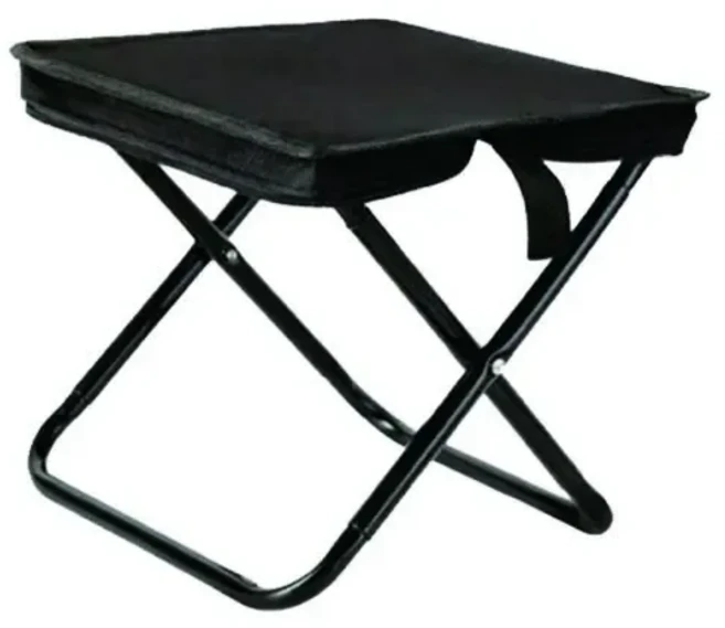 경량 보관 접이식 의자 여행 캠핑 낚시를 위한 내구성 휴대성 및 공간 절약형 디자인 적재 용량 120KG, 03 black