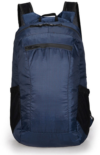 셀링뉴 초경량 접이식 여성 등산 경량 백팩 가방 등산가방 아웃도어 여행 보조 배낭, 네이비