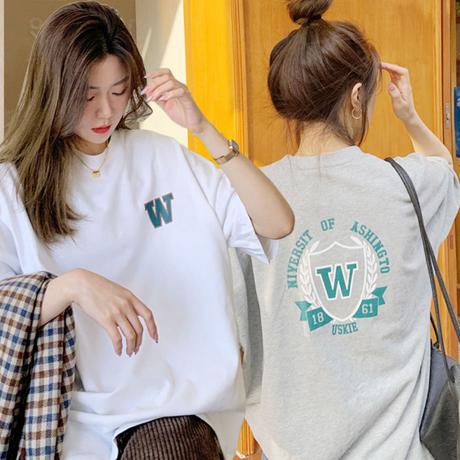 ROJI 더블유 여성반팔티셔츠 2P