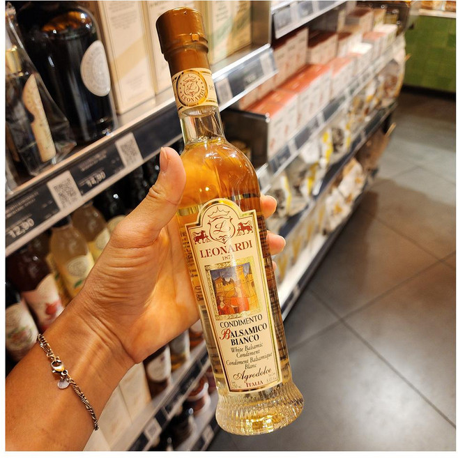 LEONARDI 레오나르디 1871 화이트 발사믹 콘디멘토 아그로돌체, 1개, 250ml