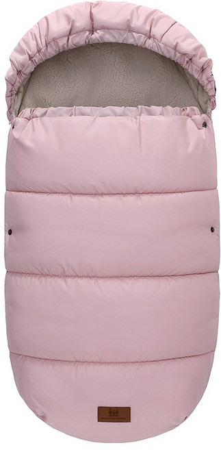 미라클 베이비 육아 겨울 보온 유모차 외출용 침낭, 핑크색, 1개