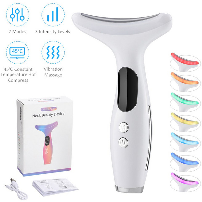 얼굴 미용 장치 LED 광자 치료 피부 강화 이중 감소 주름 방지 리프팅 마사지, Type B