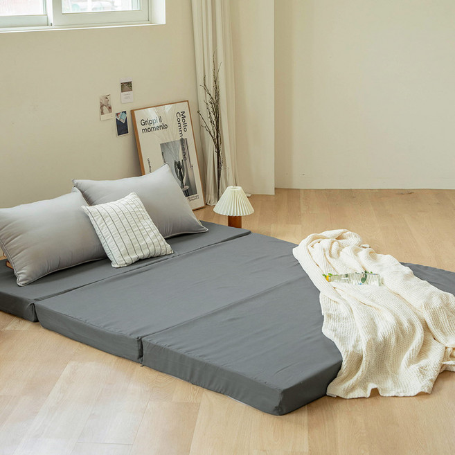 huggle 세븐존 3단 접이식 체중분산 메모리폼 매트리스