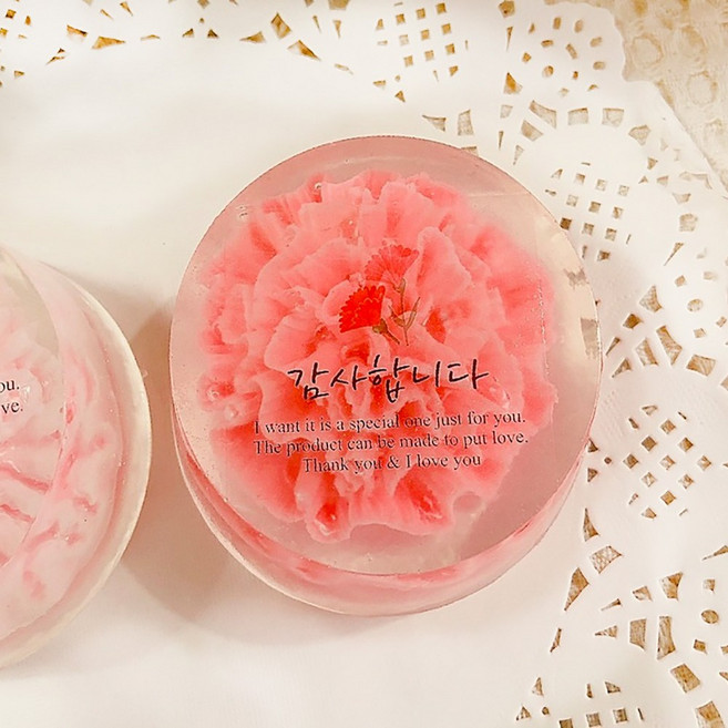 카네이션 비누만들기키트 DIY 체험키트 어버이날 스승의날 선물 비누꽃, 10인용만들기키트