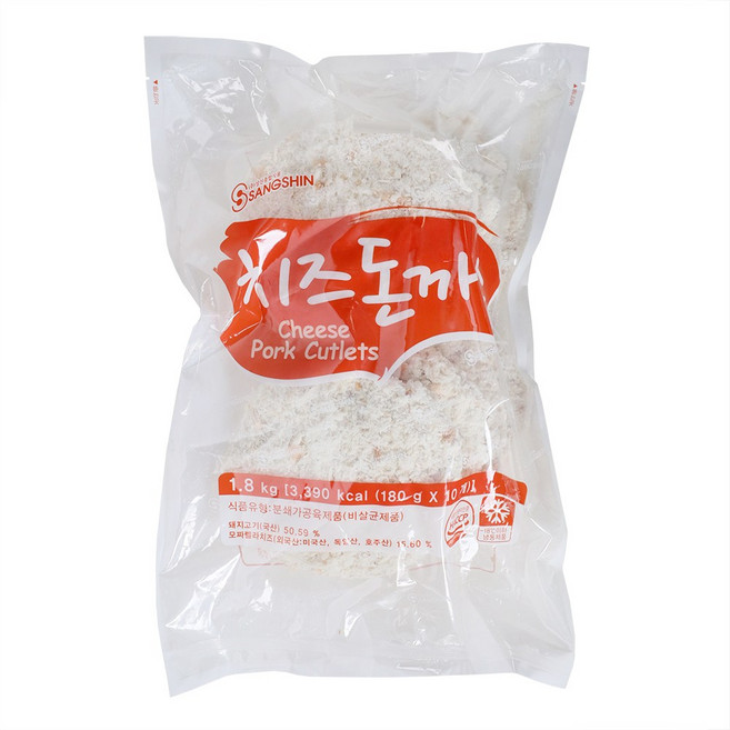 상신 치즈돈까스 180g*10입, 1.8kg, 2개
