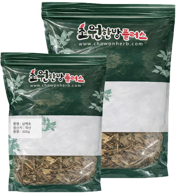 초원한방플러스 말린산백초 산백차, 2개, 100g