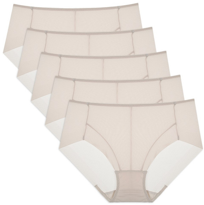 엘라운지 아이스 실크 Y존 프리 노라인 햄팬티 5P