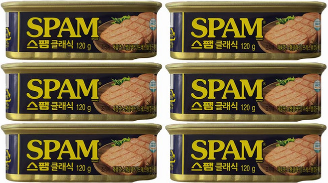 스팸 클래식, 120g, 6개