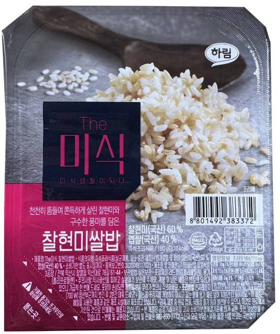더미식 찰현미쌀밥, 180g, 12개