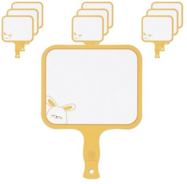 민화샵 손잡이 화이트보드 I230011B, 토끼, 10개