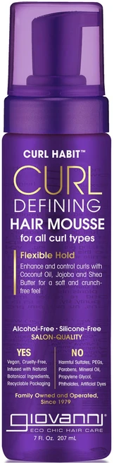 지오바니 컬 해빗 디파이닝 헤어 무스 플렉서블 홀드, 1개, 207ml - 쿠팡