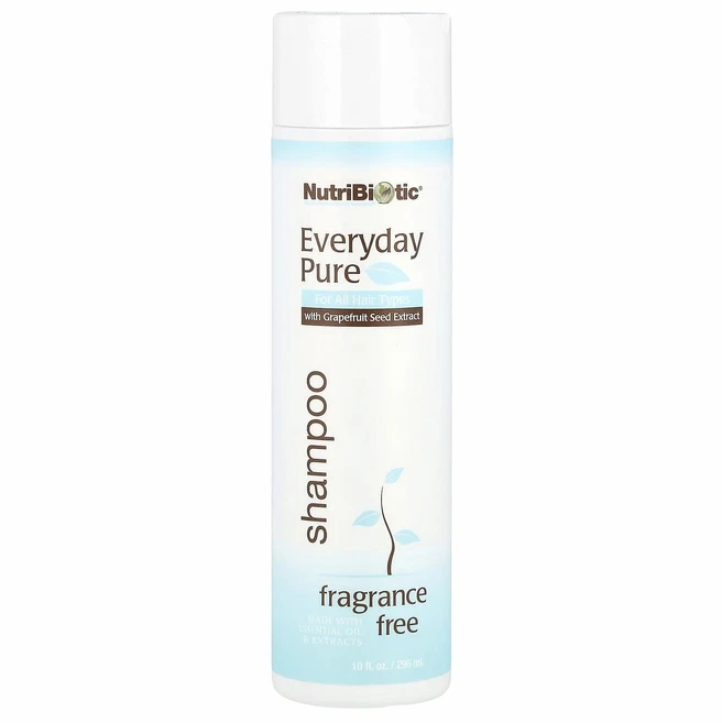 뉴트리바이오틱 에브리데이 퓨어 샴푸 무향 296ml (10 fl oz) NBC-00930 - 쿠팡
