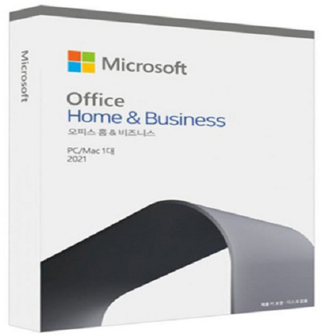 MS오피스 2021 Home & Business 정품 기업용 PKC 마이크로소프트 홈앤비지니스 영구버전