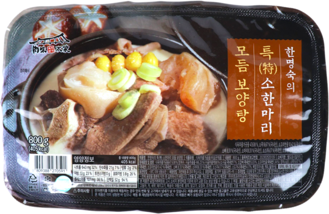 육미본가 한명숙의 특 소한마리 모듬 보양탕, 5개, 800g