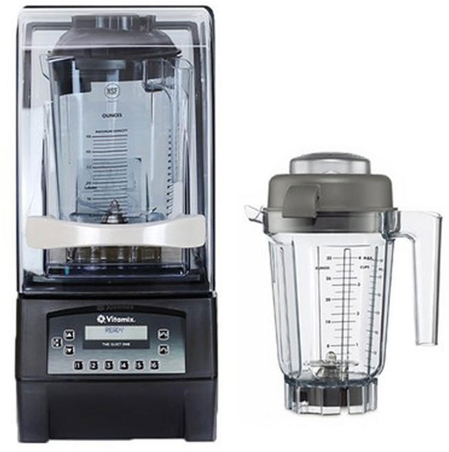 Vitamix 바이타믹스 콰이어트원 블렌더 업소용 카페 믹서기 스무디 밀크폼, 콰이어트원 본품(48oz볼포함) + 에어레이팅 볼 추가