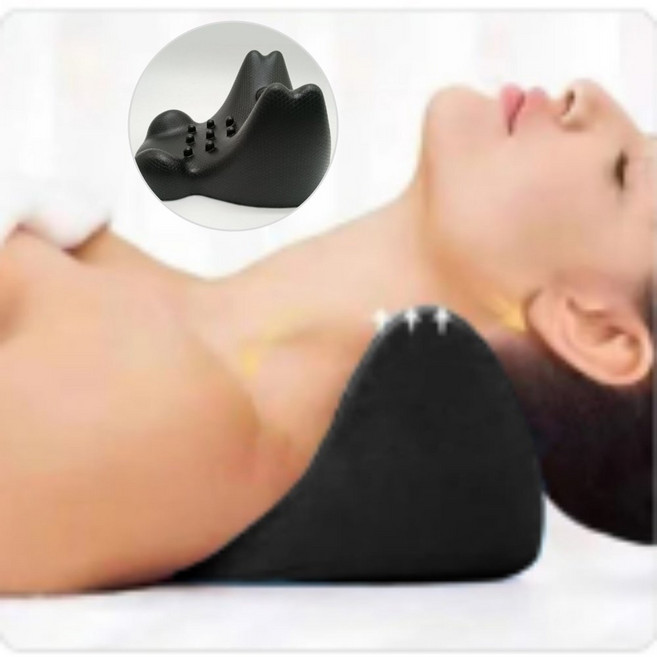 목교정 스트레칭 거북목 일자목 자세 목베개 경추 폼롤러 지압, 1개