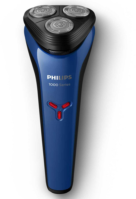 필립스 1000 시리즈 전기 면도기, 3헤드, 블루, S1125/02