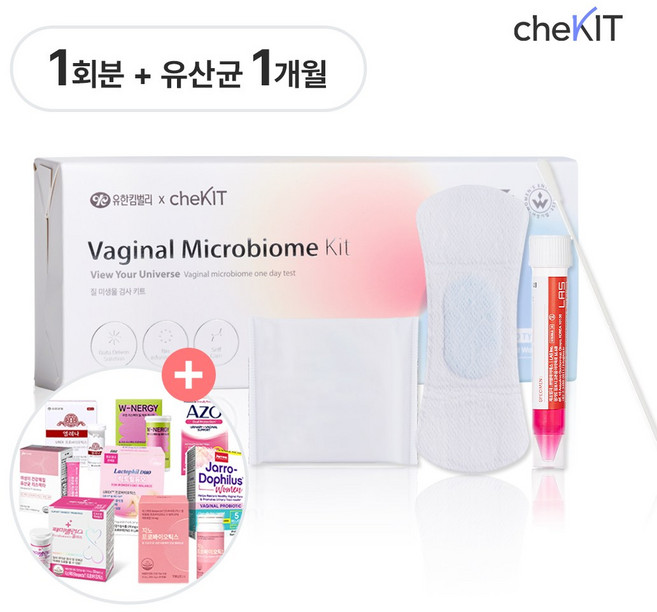 체킷 질 미생물검사 패드형 질염균 질유산균 추천 질타입 검사, 1세트, 1개입