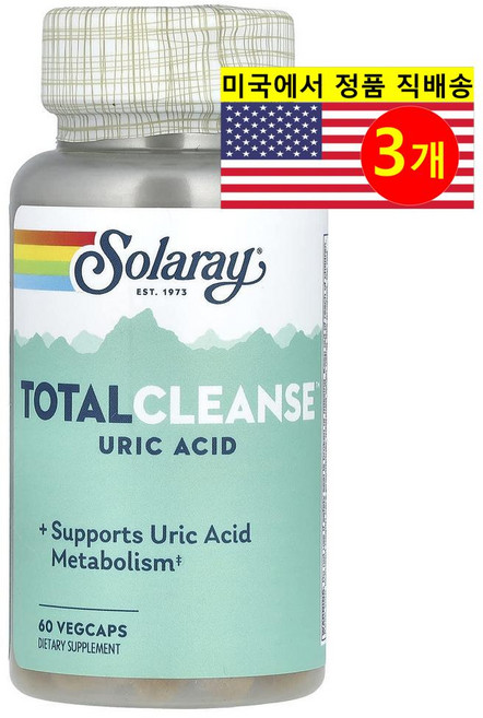Havasu Nutrition 토탈 클렌즈 여익 애서드 허브 추출 보충제 Total Cleanse Uric Acid, 3개