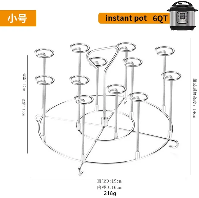 RAKKS 에어 프라이어 수직 그릴 304 스테인레스 스틸 꼬치 브레이징 주방 가정용 오븐 액세서리, 02 XHGK