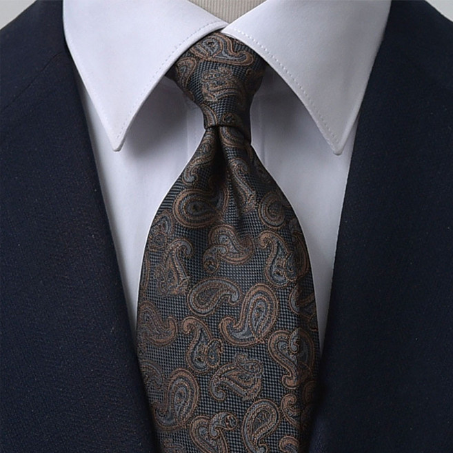 어버너 넥타이 캐스퍼 페이즐리 넥타이 4color