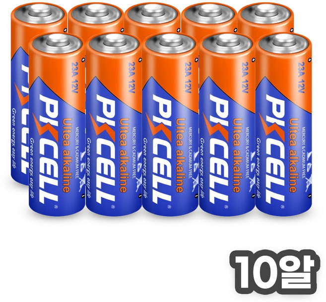 PKCELL 건전지 23A 12V 5알 1팩 알카라인, 5개입, 2개
