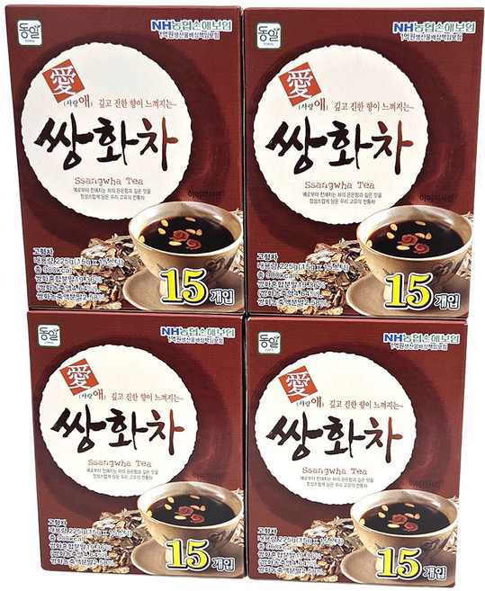 동일 (애) 쌍화차 스틱 225g, 15g, 4개, 15개입