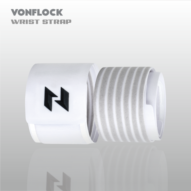 런투 본플록 손목 보호대 (화이트) 테이핑 기어 민턴프렌즈, 1개