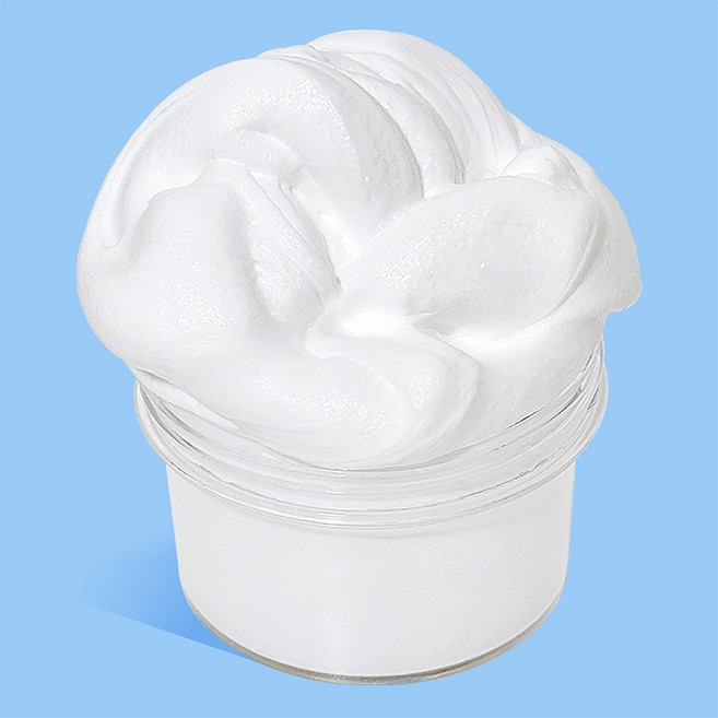 젤시스 휘핑크림 스노우 하퐁말슬라임 수제슬라임 안전한재료 스트레스해소 샤르륵 폭닥, 휘핑크림 슬라임, 230g, 1개