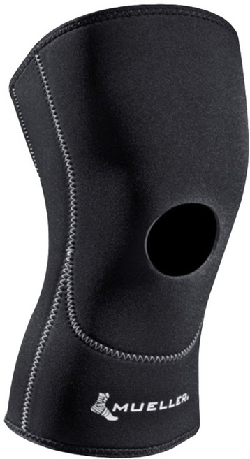 뮬러 오픈 파텔라 무릎보호대 무릎아대 무릎슬리브 59133, 1개, 블랙