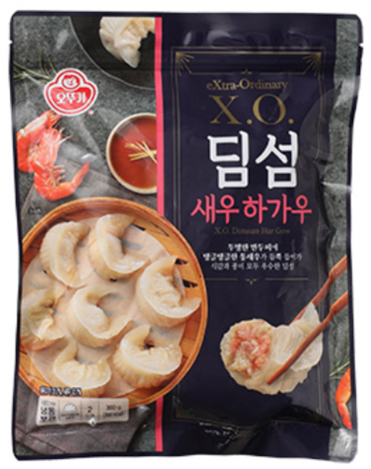 오뚜기 X.O. 딤섬 새우 하가우 300g 2개