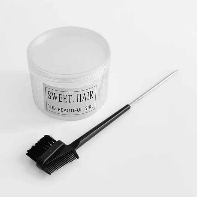 [헤어끈300개증정] 슬릭번 잔머리 정리 듀얼 브러쉬, 1개, one - 쿠팡