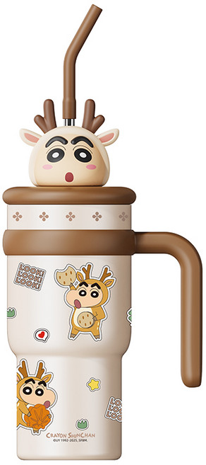 크로스 보더 짱구 텀블러 700밀리리터, 1개, 700ml, 700ml 짱구사슴