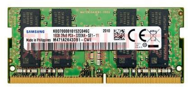 삼성전자 16GB DDR4 3200MHz 노트북 램 M471A2K43EB1-CWE