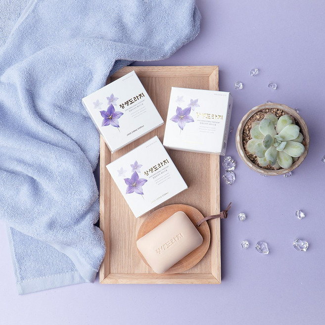 장생도라지 페이스 솦 3개입 / 1박스, 120g