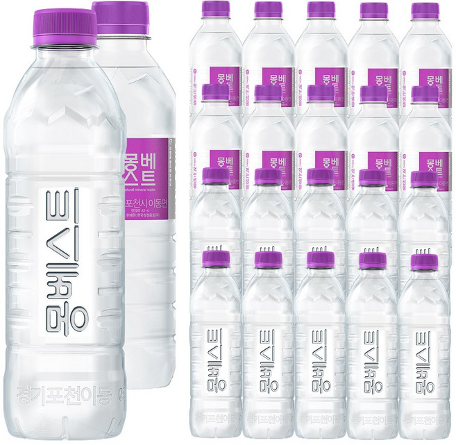 몽베스트 생수, 500ml, 60개